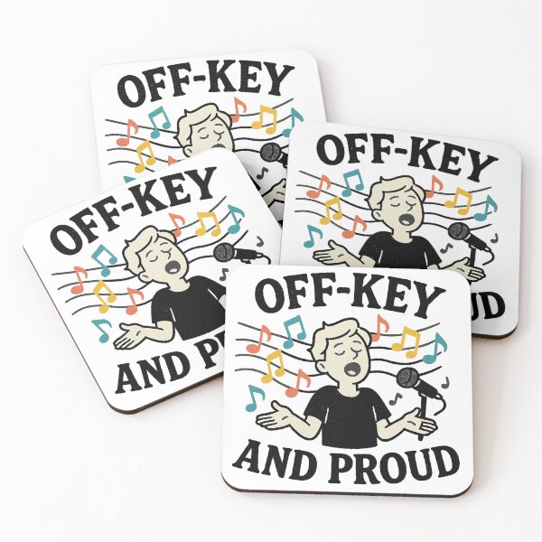 Item preview, Off-Key and Proud - For Karaoke Singers designed and sold by mintytees.