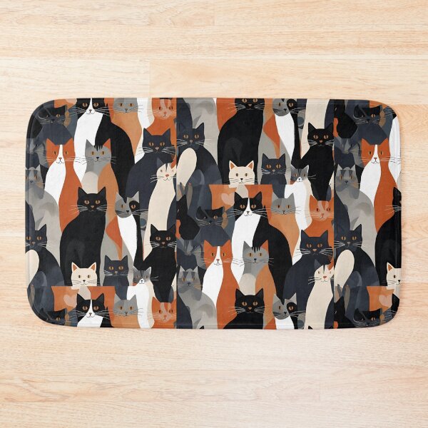 Item preview, Black Cat Pattern designed and sold by PatronesKawai.