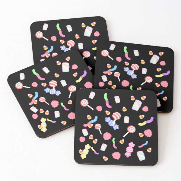 Item preview, Colorful selection of sweets with lollipops, gummy bears, marshmallows and candies in delicate tones designed and sold by katecheerycake.