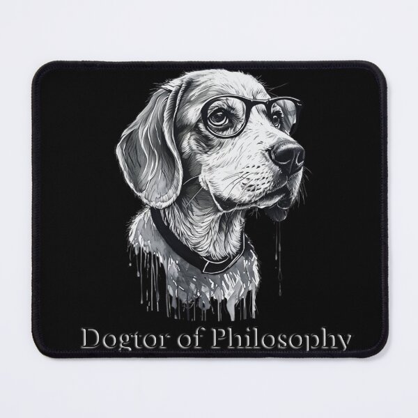 Item preview, Dog "tor" of Philosophy – Funny Intellectual Dog Art designed and sold by MomentumbyOla.