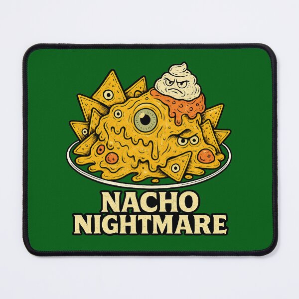 Item preview, Nacho Nightmare – Sentient Snack Horror Design designed and sold by Altered Array, LLC.