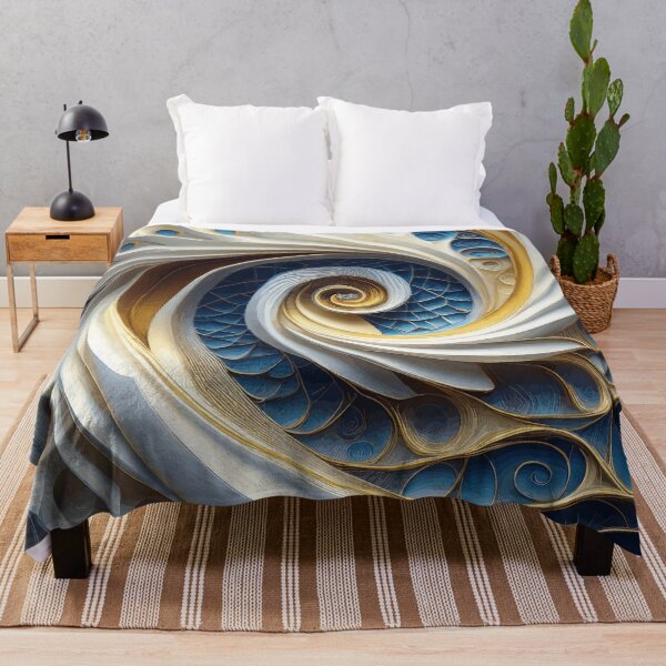 Item preview, Colorful Abstract Fibonacci Art 58 designed and sold by Vicky Brago-Mitchell®.