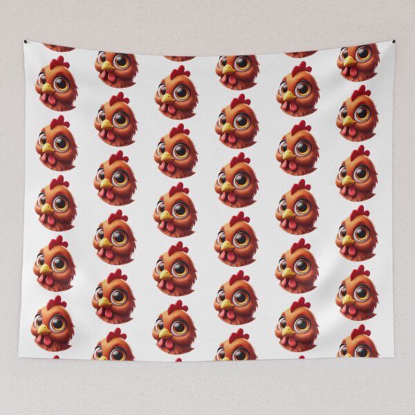 Item preview, New Hampshire Red Chicken Portrait designed and sold by Sillytoe.