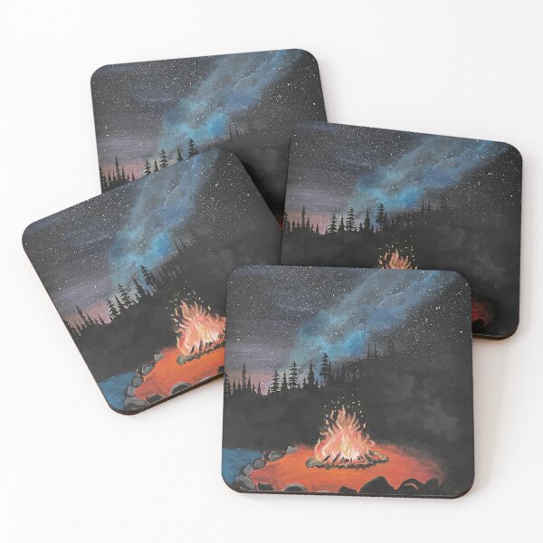 Item preview, Campfire under the stars designed and sold by buffalogirl.