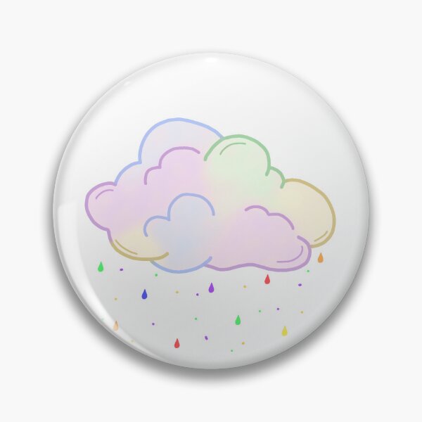 Item preview, Colorful raining pastel rainbow cloud designed and sold by TerizaAybill.