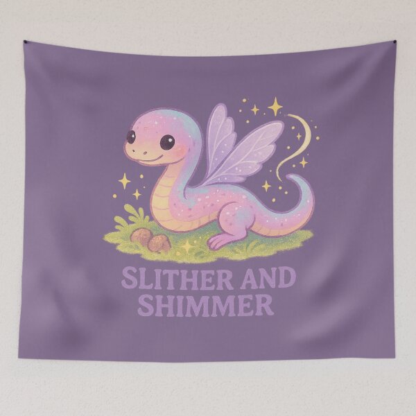 Item preview, Slither and shimmer snake designed and sold by NessaCiaoKakao.