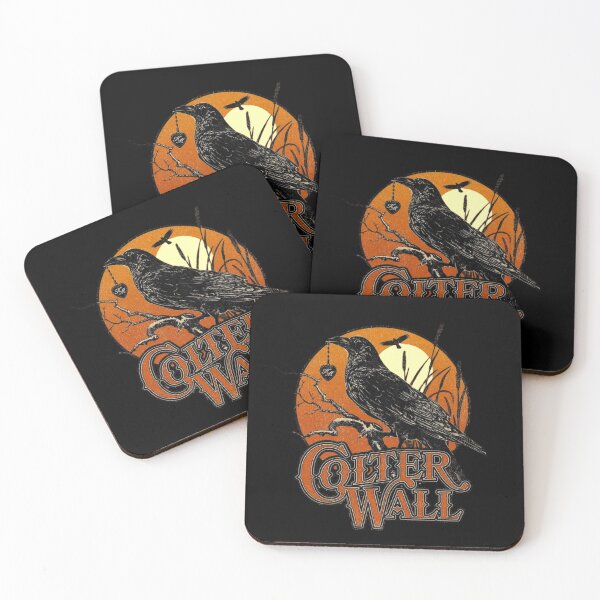 Item preview, Colter Wall Raven – Rustic Americana Folk Art designed and sold by Oniyasha.