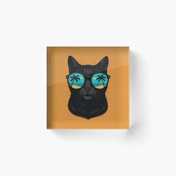 Item preview, Beach Vibes Cat designed and sold by printmala.