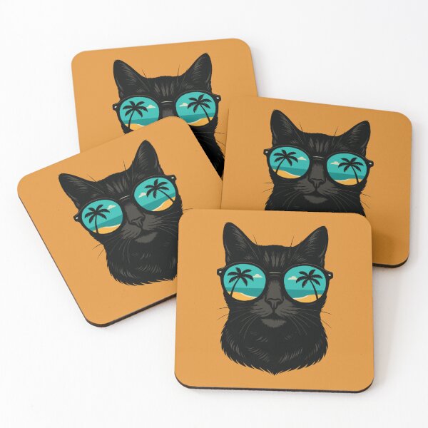 Item preview, Beach Vibes Cat designed and sold by printmala.
