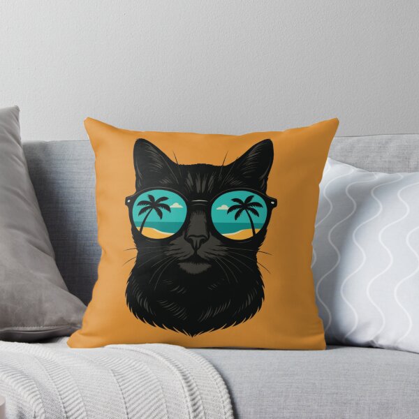 Item preview, Beach Vibes Cat designed and sold by printmala.