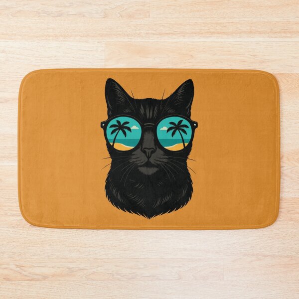 Item preview, Beach Vibes Cat designed and sold by printmala.