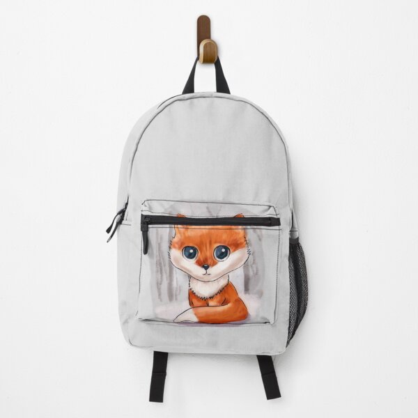 Item preview, Cute fox with big eyes in the forest designed and sold by Lea-Cesca.