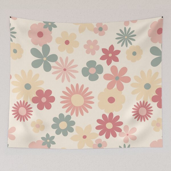 Item preview, Daisy Flowers, Retro Chamomiles designed and sold by CHERRY--SHOP.