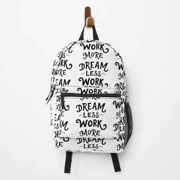 Item preview, DREAM Less WORK More | Hustle Mindset | Productivity Quote Design designed and sold by GRITMOOD.