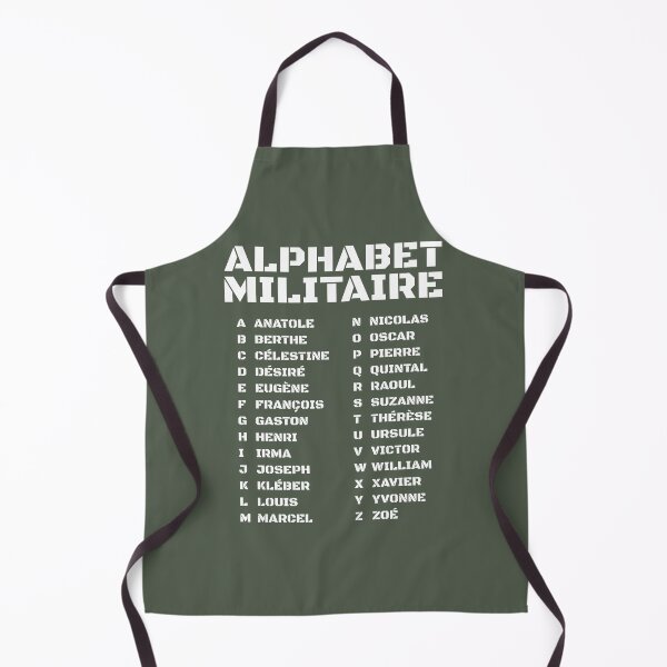 Item preview, Military alphabet – France designed and sold by AnnSign.