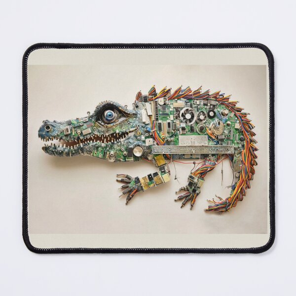 Item preview, Tech Crocodile Collage designed and sold by caracatita75.