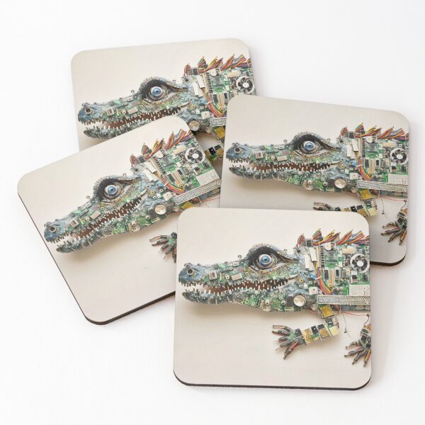 Item preview, Tech Crocodile Collage designed and sold by caracatita75.