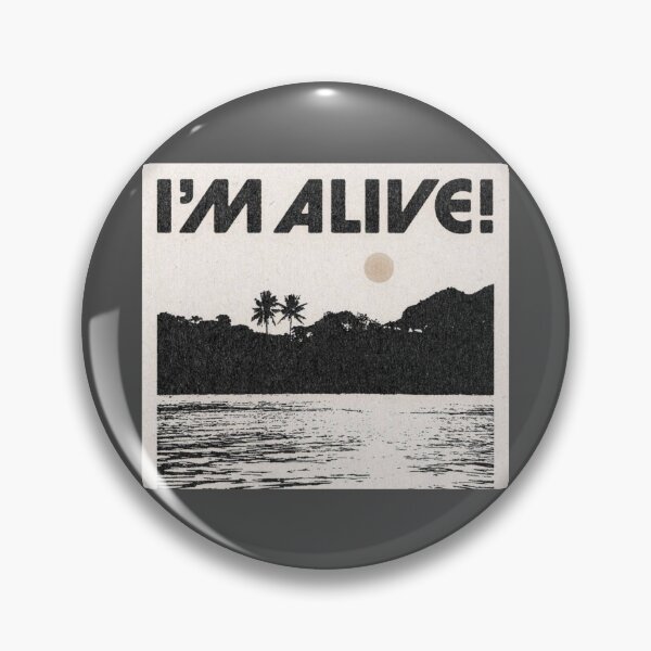 Item preview, I'm Alive Minimalist Art – Bold Statement Design designed and sold by Oniyasha.