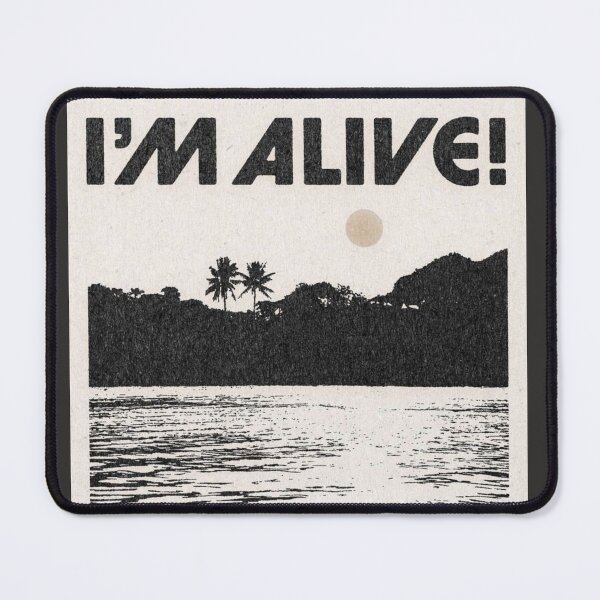 Item preview, I'm Alive Minimalist Art – Bold Statement Design designed and sold by Oniyasha.