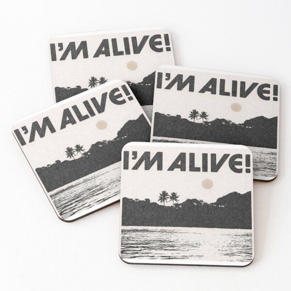 Item preview, I'm Alive Minimalist Art – Bold Statement Design designed and sold by Oniyasha.