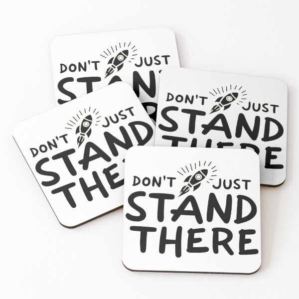 Item preview, Don't Just Stand There | Take Action & Hustle | Motivational Rocket Design designed and sold by GRITMOOD.