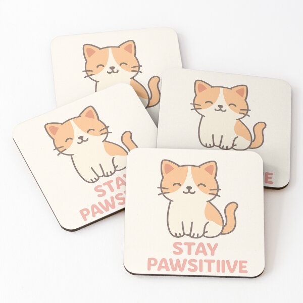 Item preview, Stay Pawsitive – Cute Animal Pun Quote designed and sold by kathh21.