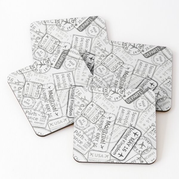 Item preview, Passport Stamp Collage – Ready for a World Tour designed and sold by tarzbol.