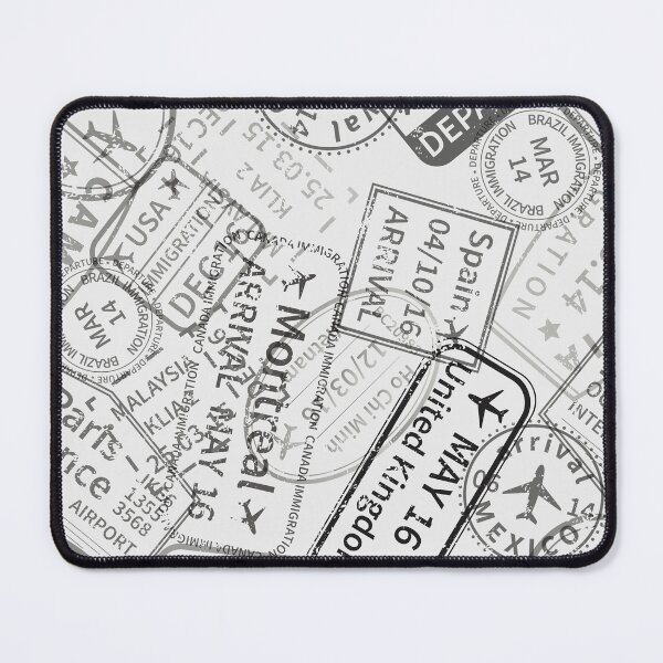 Item preview, Passport Stamp Collage – Ready for a World Tour designed and sold by tarzbol.