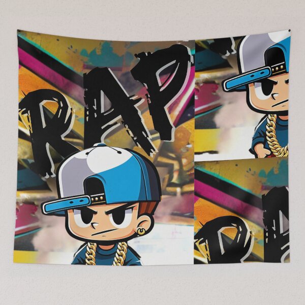 Item preview, Cartoon Rap Icon designed and sold by  ViralVisionsCreating .