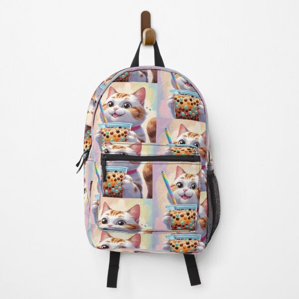 Item preview, Purr-fect Sip: A Kitty's Boba Tea Delight designed and sold by Donejen.