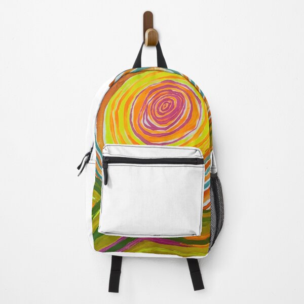 Item preview, Spiral Sunset psychedelic abstract landscape designed and sold by ArtByAMReisig.