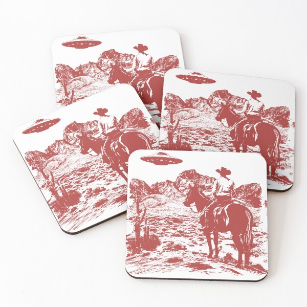 Item preview, Cowboy UFO Western Red designed and sold by Jcat7.