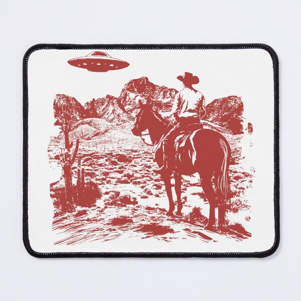 Item preview, Cowboy UFO Western Red designed and sold by Jcat7.