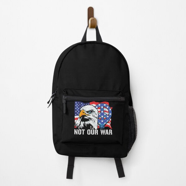 Item preview, Not Our War Anti Trump Anti War Peace Eagle American Flag Activist Design designed and sold by Dmetalx Art Apparel.