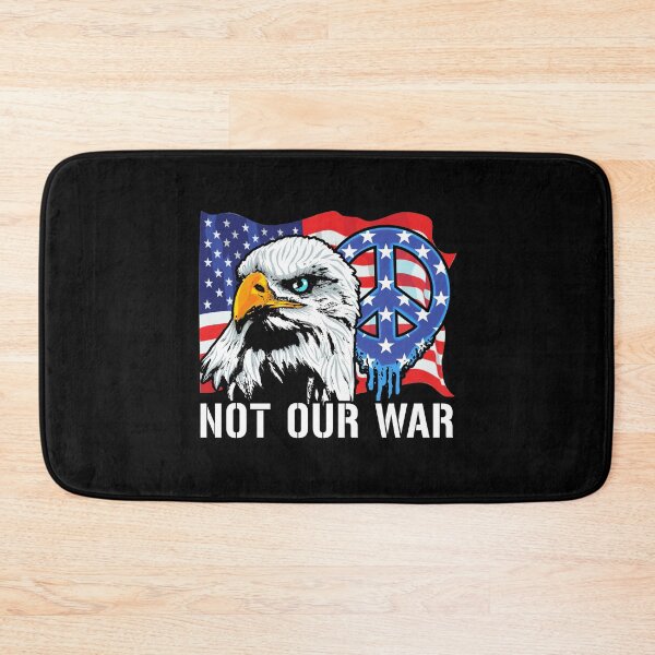 Item preview, Not Our War Anti Trump Anti War Peace Eagle American Flag Activist Design designed and sold by Dmetalx Art Apparel.