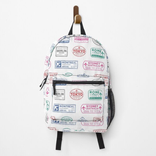 Item preview, World Cities Stamps – A Collage for Travel Lovers designed and sold by tarzbol.