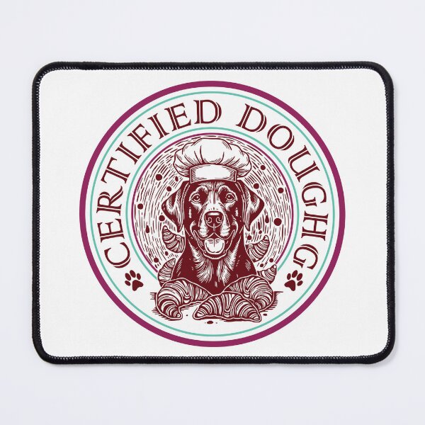 Item preview, Certified Doughg – Funny Dog Chef Design_MT designed and sold by Merrko-Atelier.