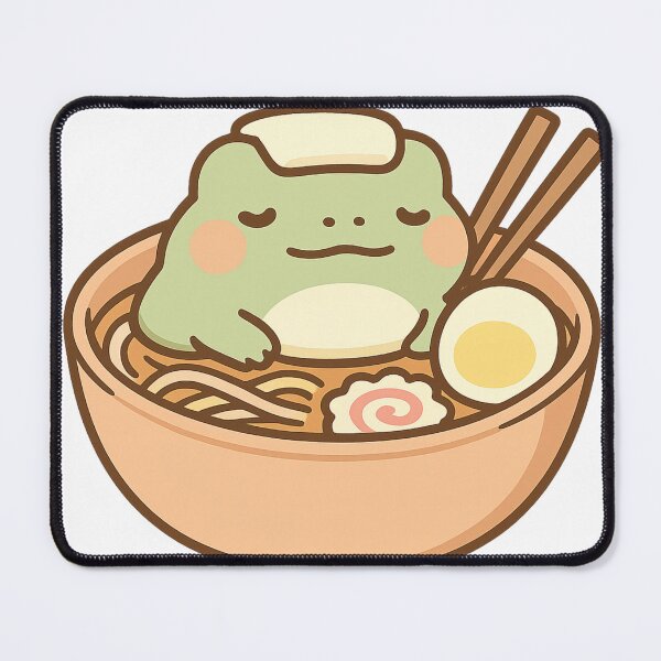 Item preview, Kawaii Froggie Ramen Bath designed and sold by OpenArt.