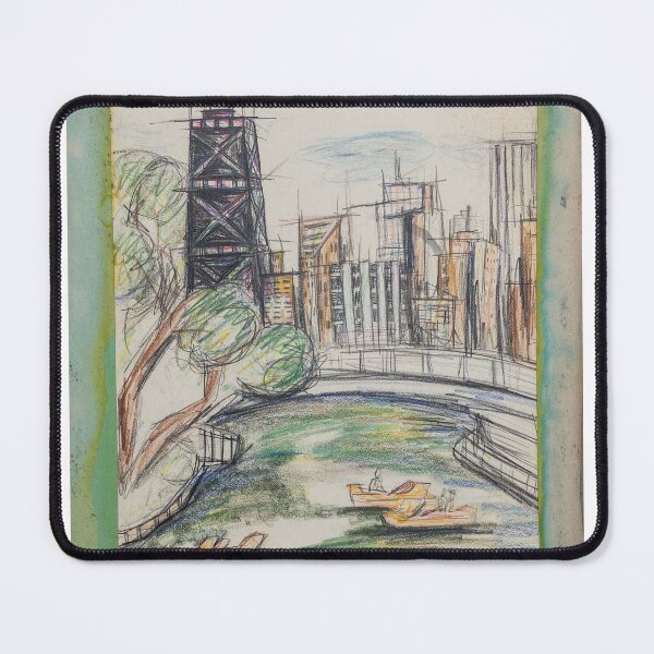Item preview, Chicago Colored Pencil Sketch designed and sold by AlonzoFineArt.