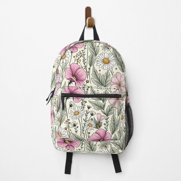 Item preview, Elegant Floral Pattern - Daisy and Bellflower Design designed and sold by tarzbol.