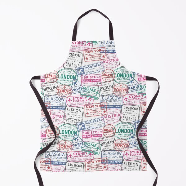 Item preview, World Cities Stamps – A Collage for Travel Lovers #1 designed and sold by tarzbol.