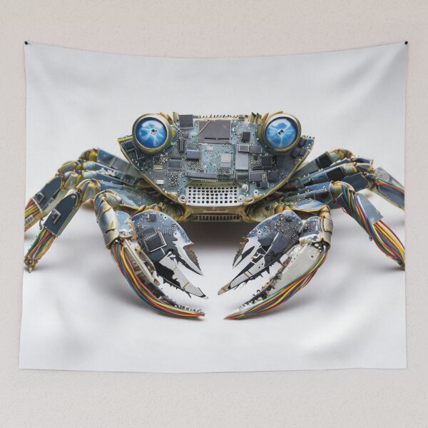 Item preview, Tech Crab Collage designed and sold by caracatita75.
