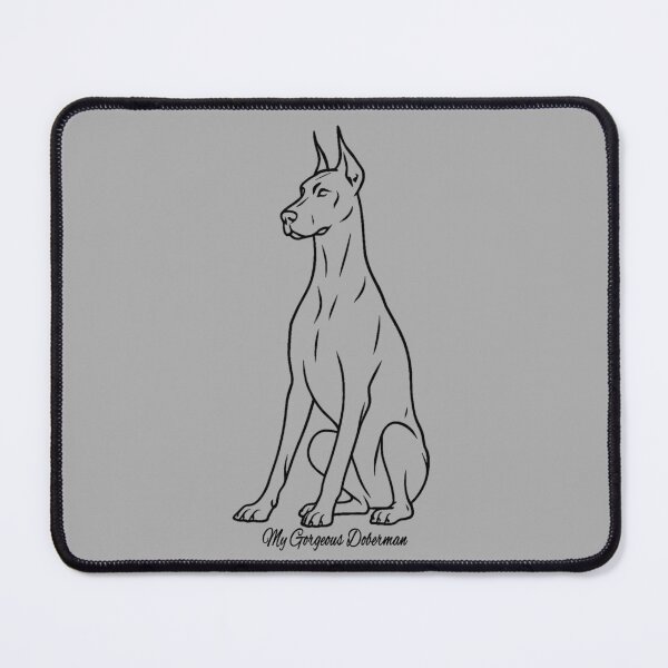 Item preview, Gorgeous Doberman Dog designed and sold by HeartDrawnPets.