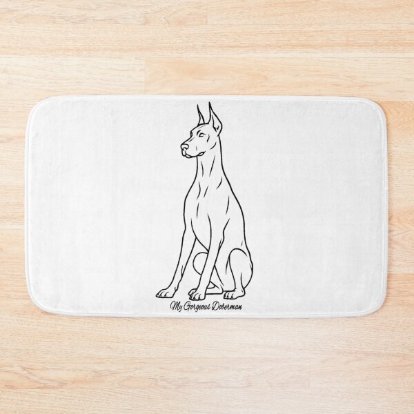 Item preview, Gorgeous Doberman Dog designed and sold by HeartDrawnPets.