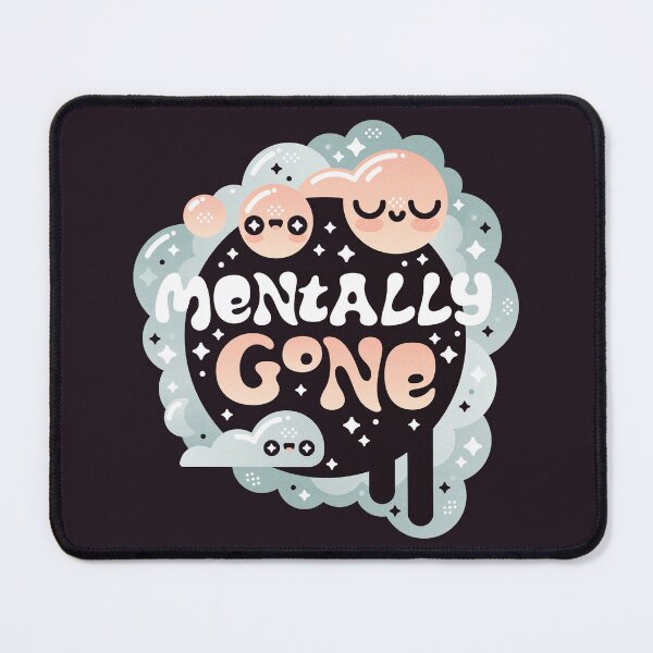 Item preview, Mentally Gone designed and sold by musingtreeart.