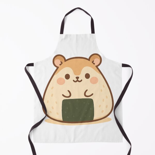 Item preview, Kawaii Hamster Onigiri Chibi Comfort Snack designed and sold by OpenArt.