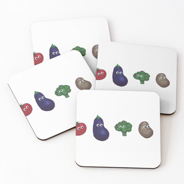 Item preview, Veggie Friends in Gouache designed and sold by em-ty-.
