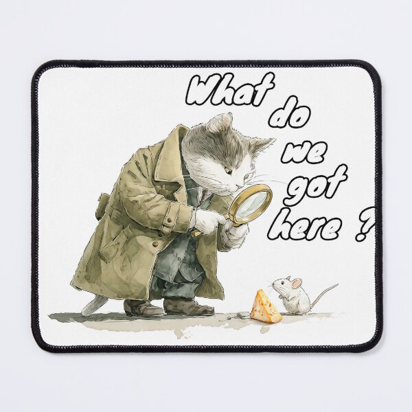 Item preview, The Feline Detective Agency designed and sold by Aaron Kocevar.