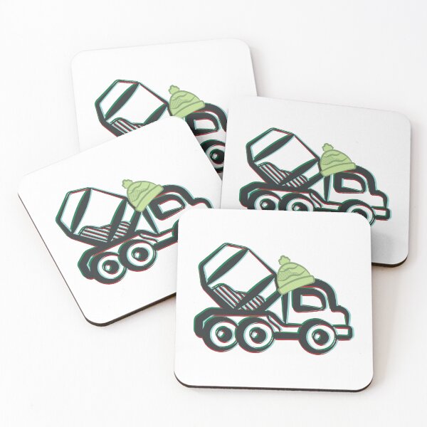 Item preview, Christmas Cement Truck designed and sold by Holly Norine Design.