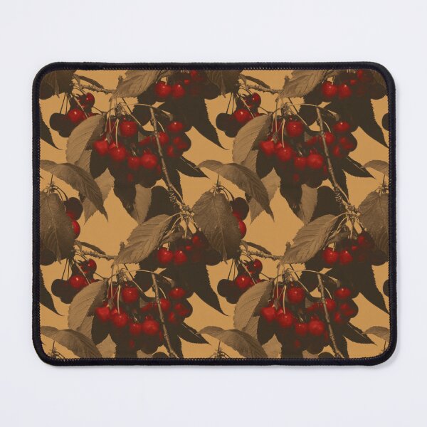 Item preview, Cherries Dipped in Sepia | Color Pop Pattern designed and sold by FreebirdDrift.
